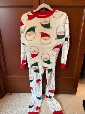 Carter's Santa Face Pajama Set - Red & Green